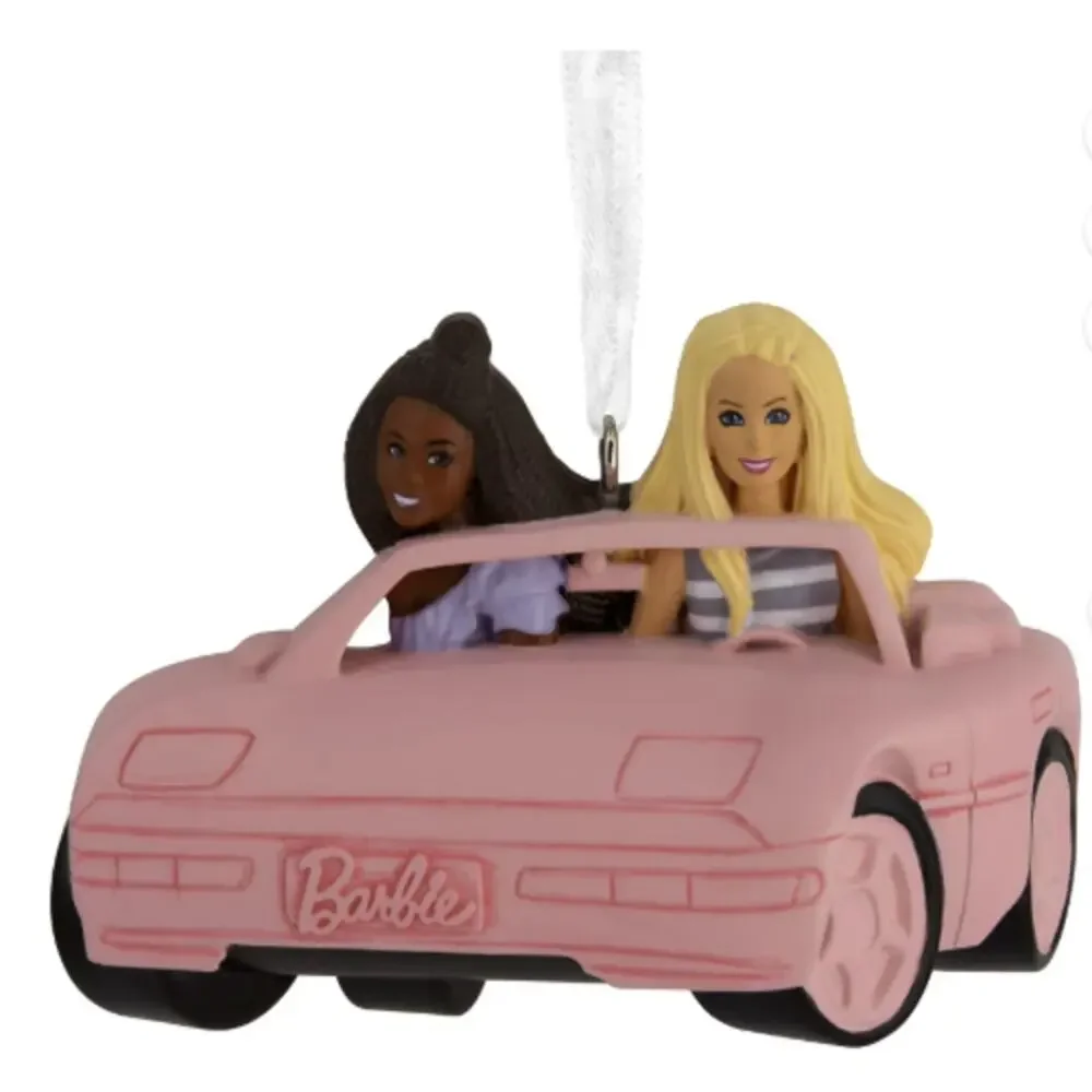 Hallmark Barbie in Car Ornament